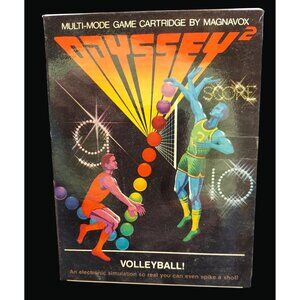 Magnavox Odyssey 2 Volleyball Game Cartridge In Original Box R01 M